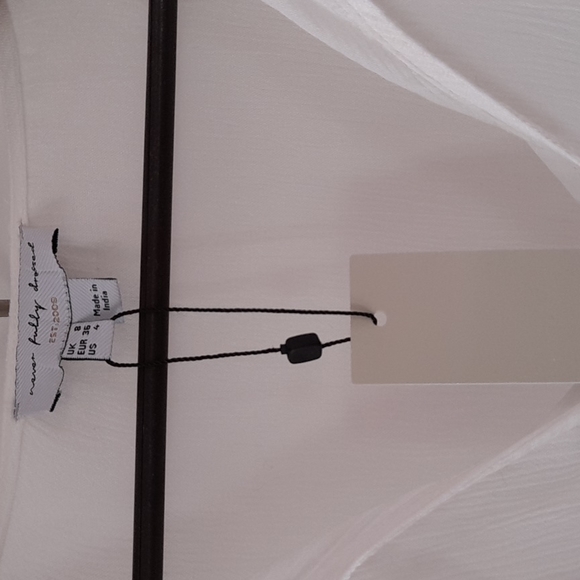 NEVER FULLY DRESSED White Harmony Long Sleeve Tiered Ruffle Maxi Dress NWT - Picture 14 of 16